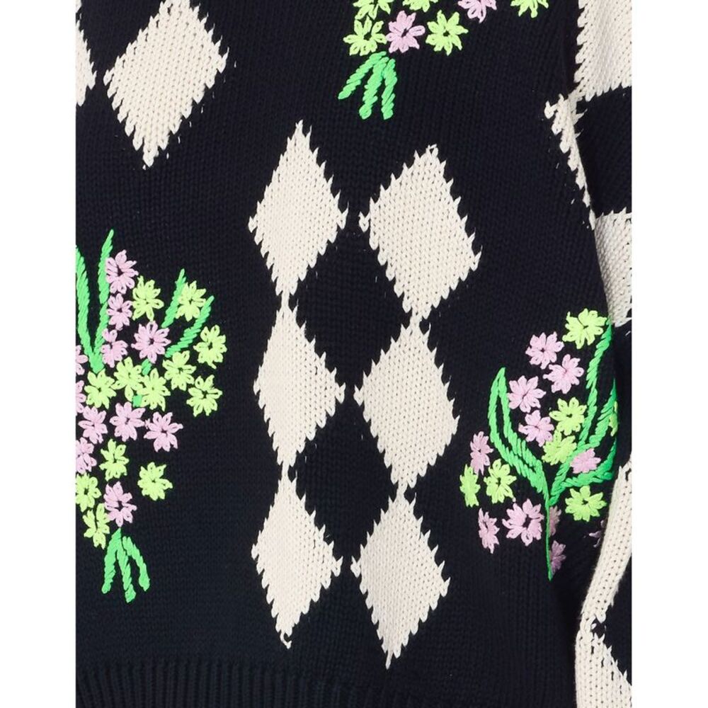 Essentiel Antwerp Women Jactori Jacquard Oversized Knit Sweater - Picture 3 of 4